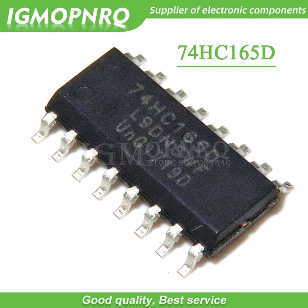 10 Chiếc 74HC165D 74HC165 SN74HC165D SOP-16 Bộ Chuyển Số Máy Tính 8-Bit Parallel-Load Mới Ban Đầu