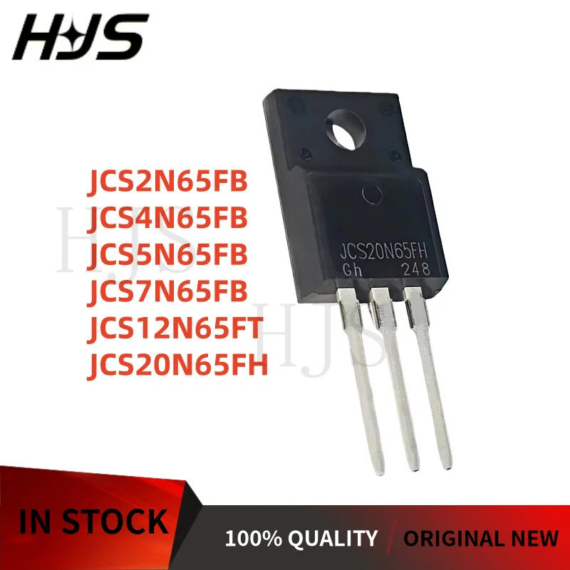 10 Cái / lốc MỚI JCS2N65FB JCS4N65FB JCS20N65FH JCS7N65FB JCS12N65FT JCS5N65FB TO-220F MOS Tube mos 