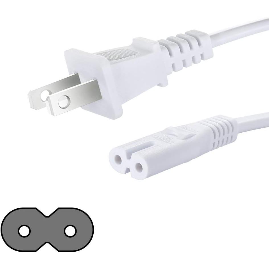 Dây nguồn GUUVAY 2 Prong 125V 7A Tương thích với Apple Mac mini, Apple TV