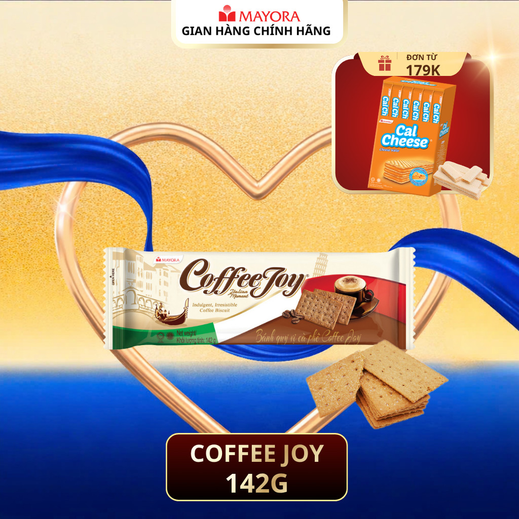 Bánh Quy Vị Cà Phê Mayora Coffee Joy Gói 142G