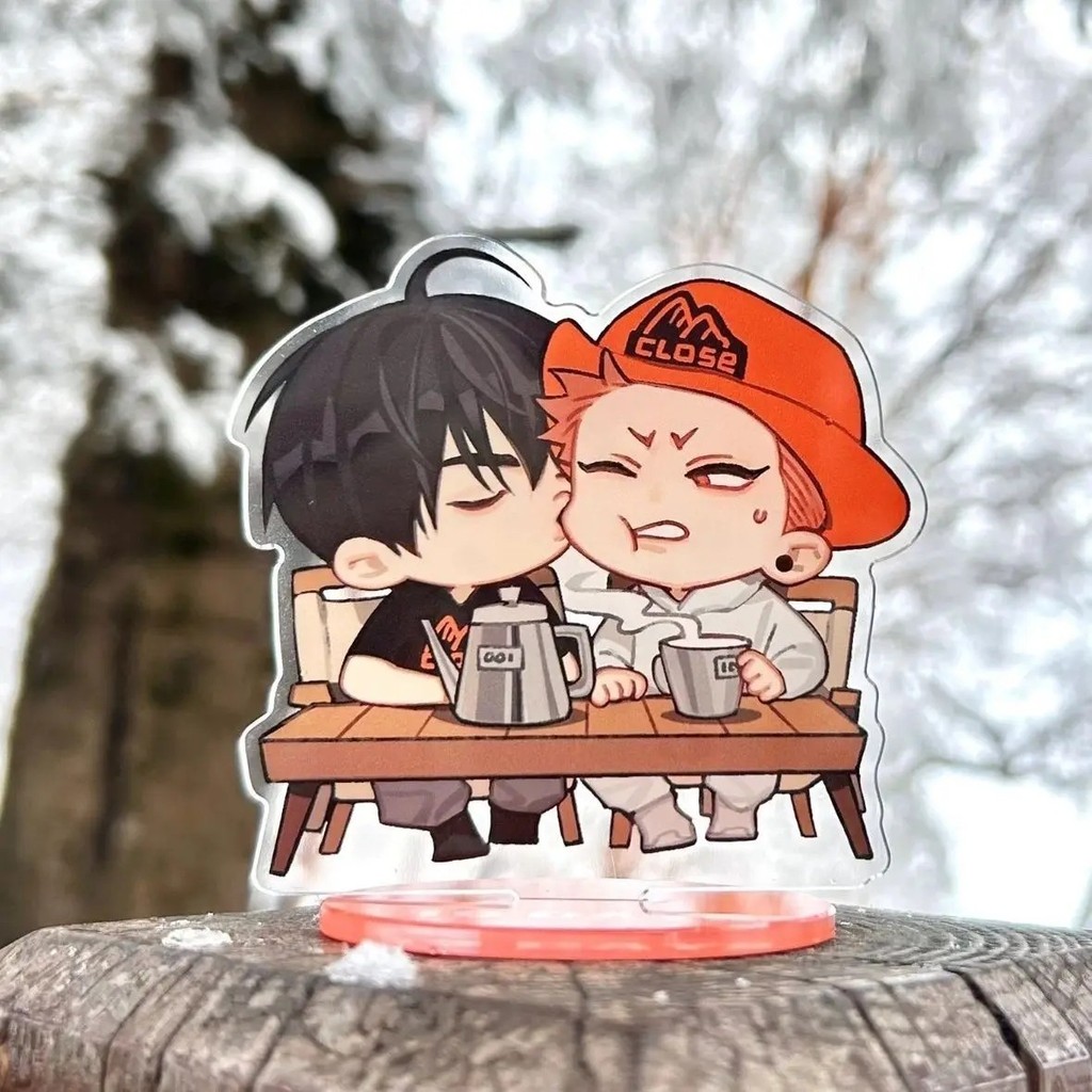 Standee 19 Days He Tian Mo Guan Shan Mô hình Mica Acrylic Trang trí Bàn học Quà tặng Anime Boylove M