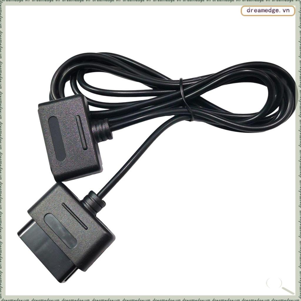 [dreamedge] 1 CÁI Cáp nối dài cáp dữ liệu dây chơi Game ABS màu đen cho máy chơi Game Snes