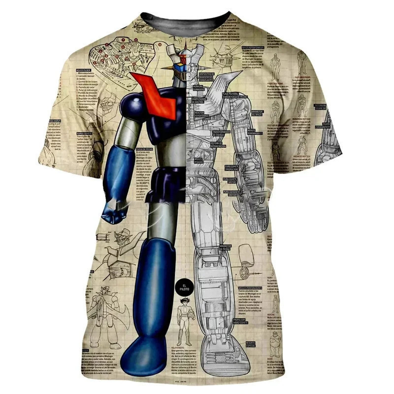 TRANSFORMERS Thời Trang Nam Tay Ngắn 3D Demon Z In Họa Tiết TRANSFORMERS Áo Thun Nam Thoáng Mát Áo T