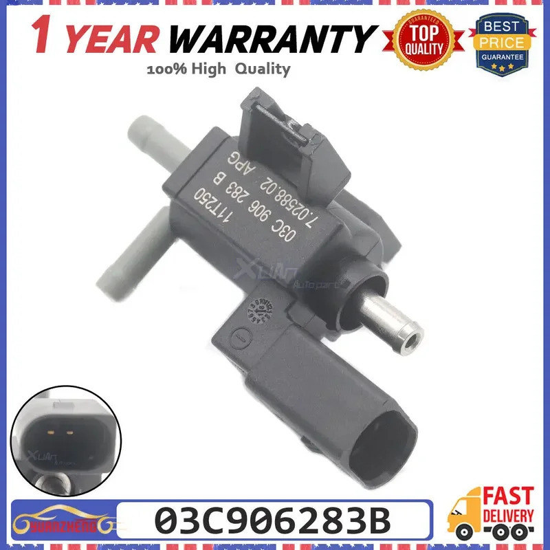 Van điện từ ô tô Turbo 03C906283B Dành Cho VW Beetle CC EOS Golf Jetta Polo Scirocco Audi A1 Ghế Alh