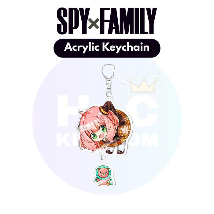 Gantungan Kunci Akrilik Acrylic Keychain Spy x Family Anya Loid Yor - Anya
