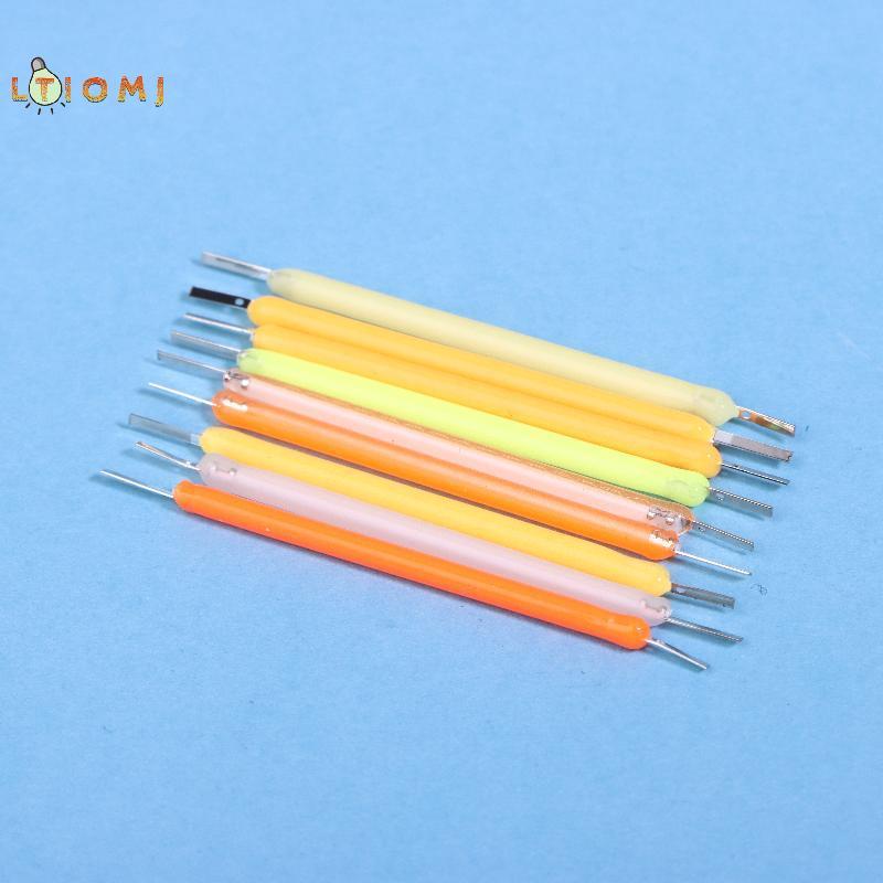 [LTIOMJ] 10 Bộ phận đèn dây tóc LED Edison 38mm DC3V Hạt LED Phụ kiện đèn sợi đốt Diode để chiếu sán