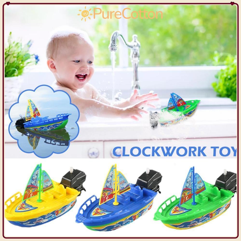 [Còn hàng] Đồ chơi nâng gió PURECOTTON0, Đồ chơi tắm vòi hoa sen trên tàu dưới nước, Đồ chơi trẻ em 