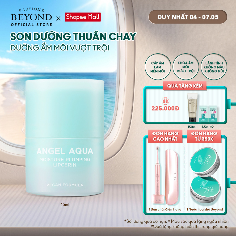 [Beyond Official]Son dưỡng môi thuần chay Beyond Angel Aqua Moisture Plumping Lipcerin 15ml | BigBuy360 - bigbuy360.vn