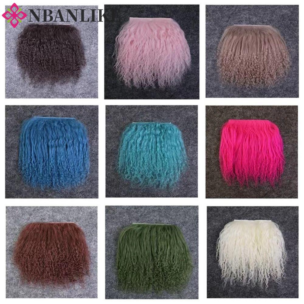 NBANLIKE BJD Hair Row, Tóc Giả Bjd Doll BJD Hair Wefts, Bjd Tóc Giả Phụ Kiện Tóc Giả Handmade Móc Mà