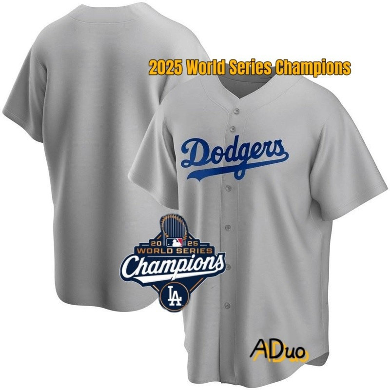 Áo thun bóng chày trắng Los Angeles Dodgers 2025