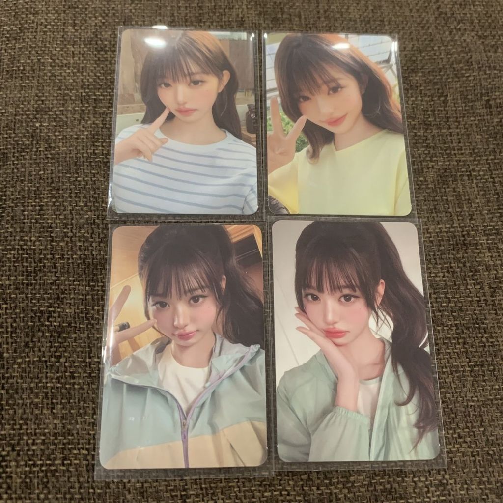 Ive Zhang Yuanying endorsement card eider