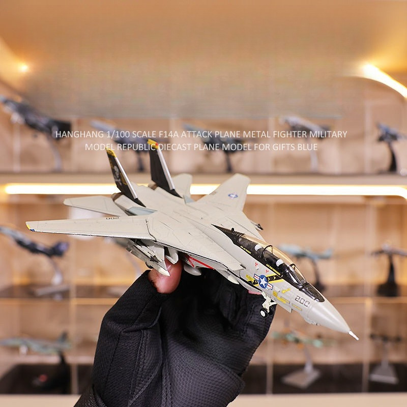 F14 Tomcat Fighter Alloy mẫu máy bay biến cánh tinh tế Thunder Fighter mẫu hàng không tặng quà nam