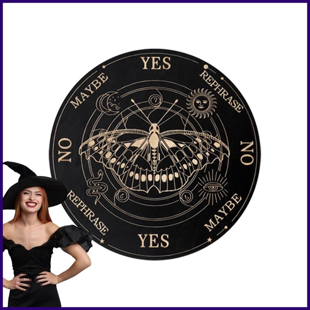 Ouija Spirit Board Bảng Siêu Hình Có Chữ Cái Tin Nhắn Bằng Gỗ Planchette Ouija Board Game Fortune Te