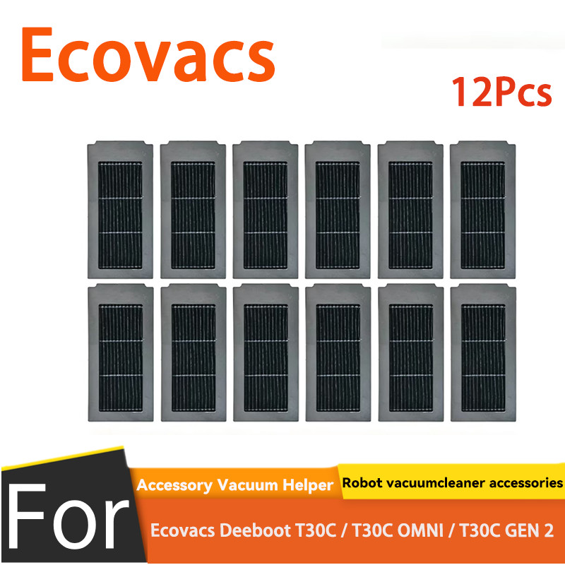 Phụ kiện màn hình lọc Ecovacs Deeboot T30C / T30C OMNI / T30C GEN 2 (12 CÁI)