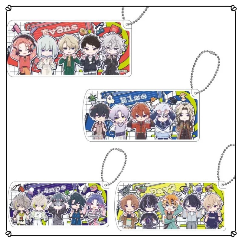 Móc khóa 18TRIP Acrylic Mica Chibi Game Anime Trang Trí Cặp Quà Tặng Đồ Chơi Mô Hình Ev8ns R1ze L4mp