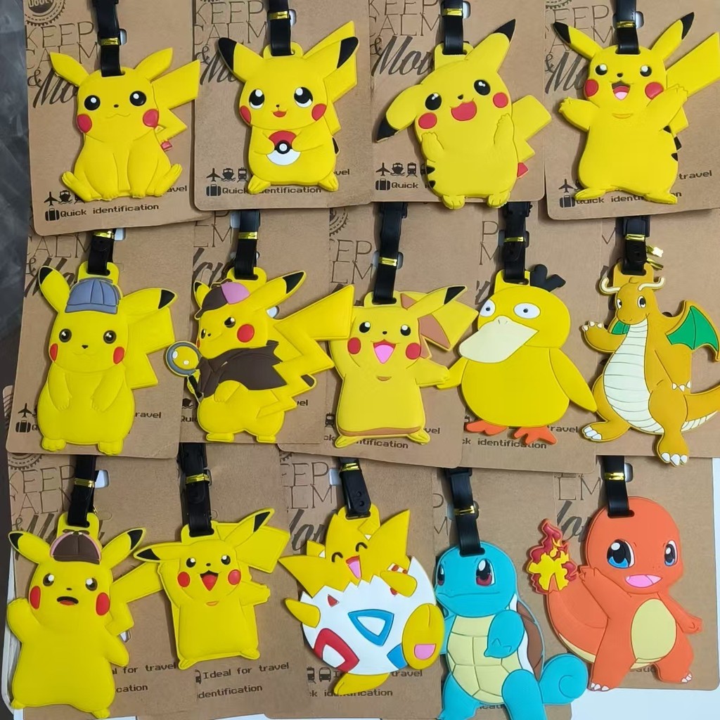 Pokemon Little Fire Dragon Pokemon Pokemon Pokemon Thẻ hành lý Vali Boarding Pass