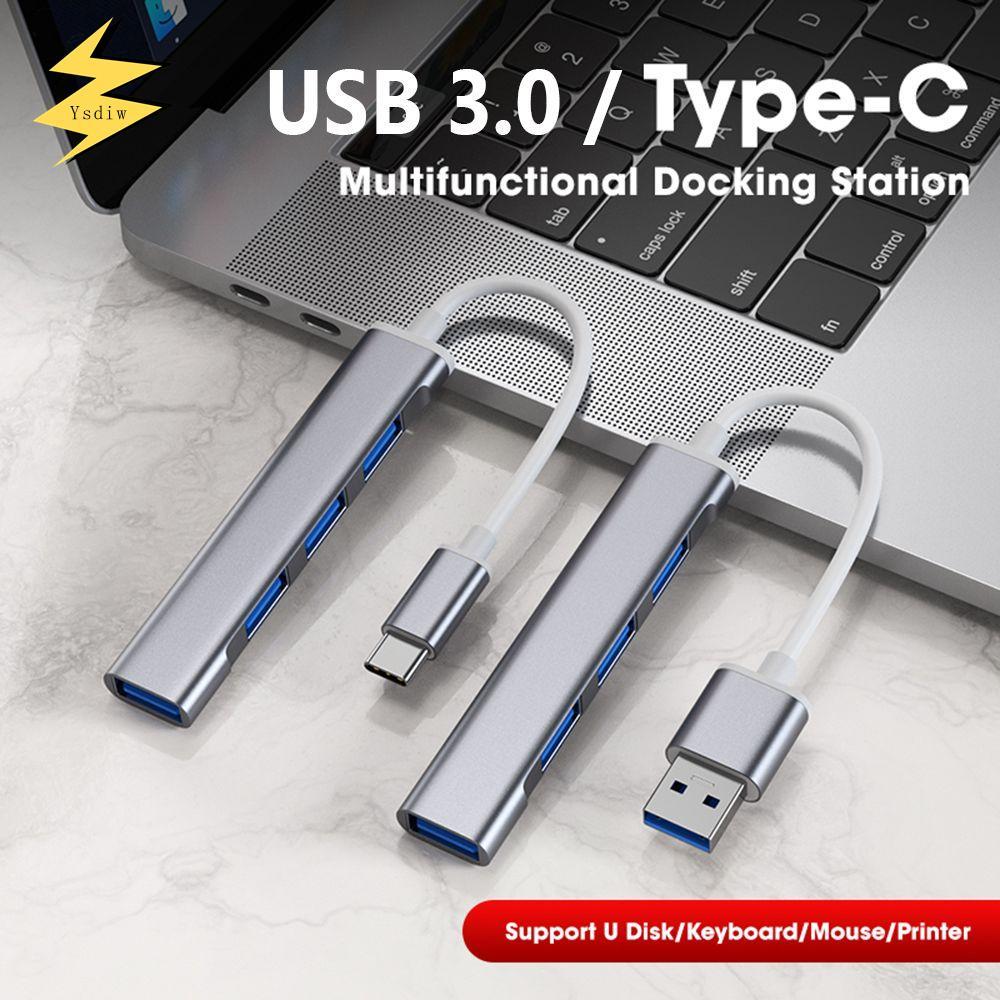 Bộ chuyển đổi USB C HUB YSDIW Bộ chia 4 cổng USB 3.0 Bộ mở rộng cho Dell