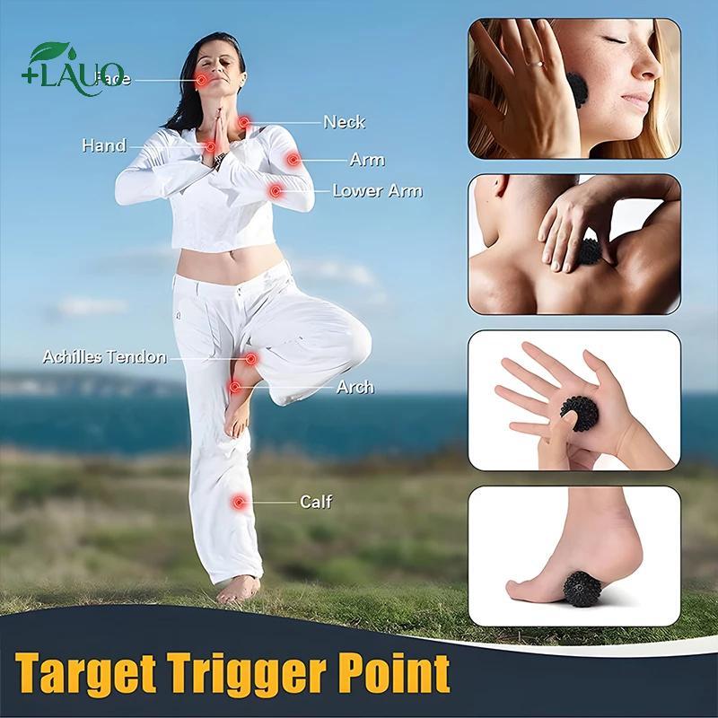 Springevenstar Fascia Massage Ball - Bóng Thể Dục Massager cho Neck, Shoulder, Arm và Leg Pain Relie
