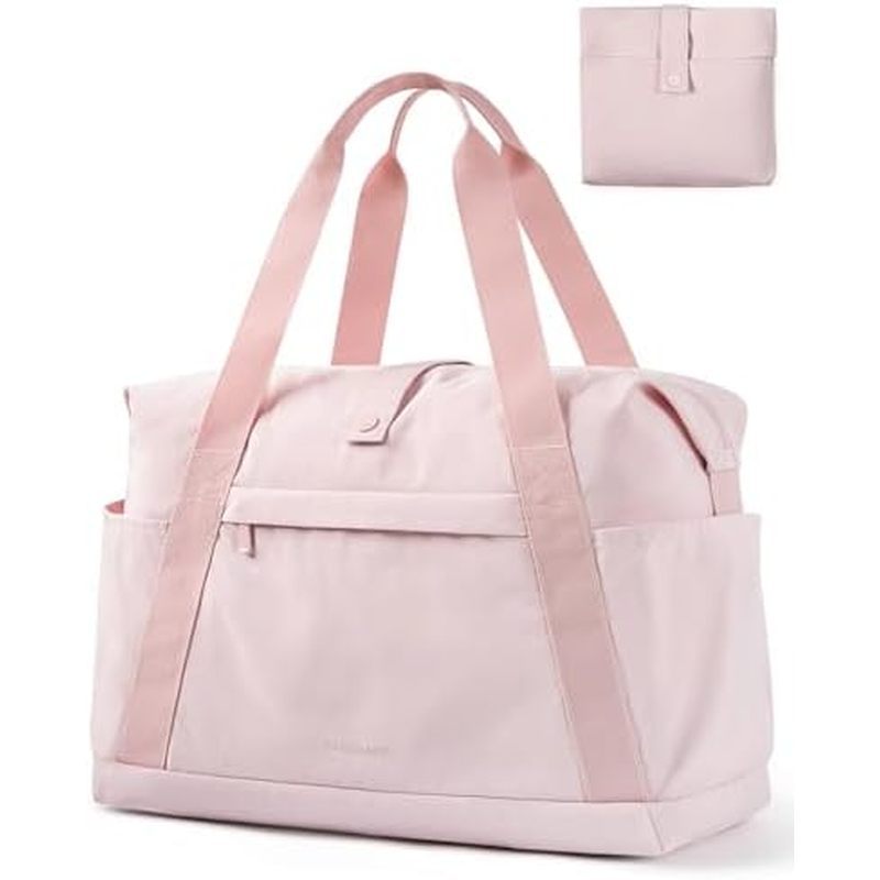 BAGSMART Personal Item Travel Bag For Spirit Airlines, 23L Lightweight Gym Bag for Women Foldable Du