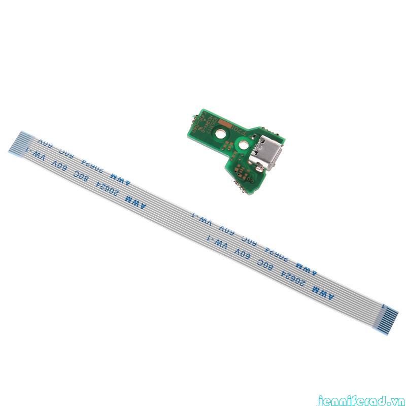 Jenniferad Cổng Sạc USB Ổ Cắm Bảng Mạch Cho 12Pin JDS 040 12Pin Kết Nối Cho Phụ Kiện Bộ Điều Khiển