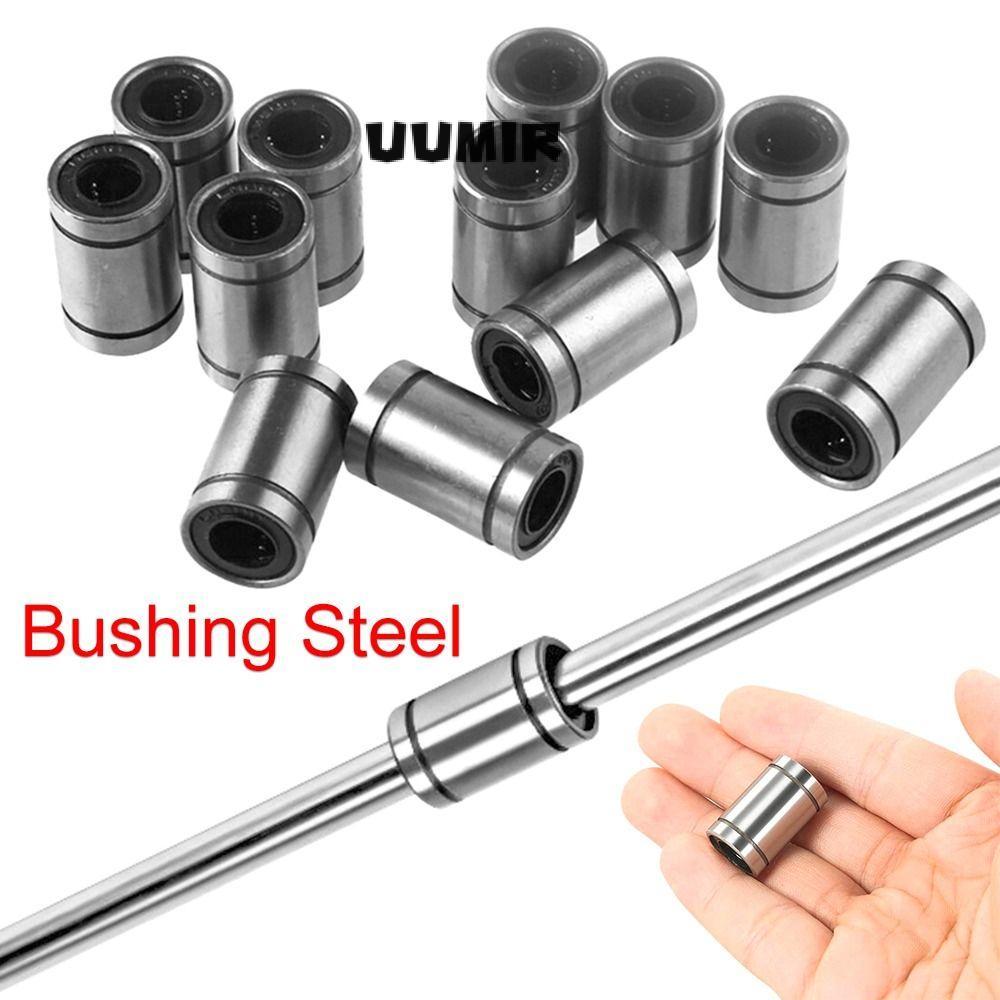 UUMIR Vòng bi tuyến tính Thanh bền Trục CNC Phần LM8UU LM10UU LM12UU LM16UU