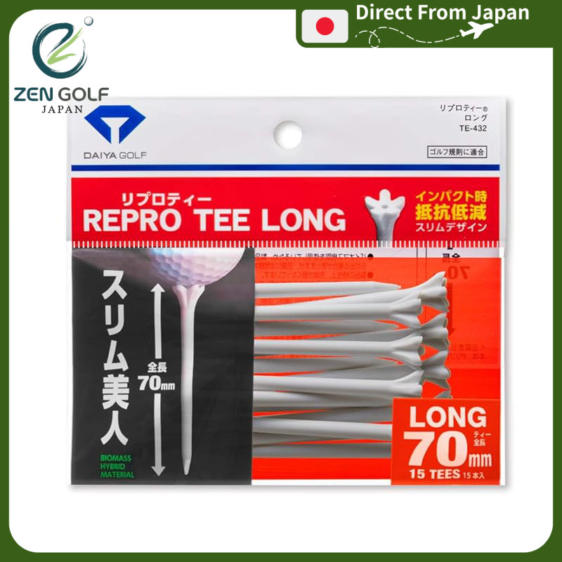 Daiya Golf Golf Tee Repro Tee Long White TE-432