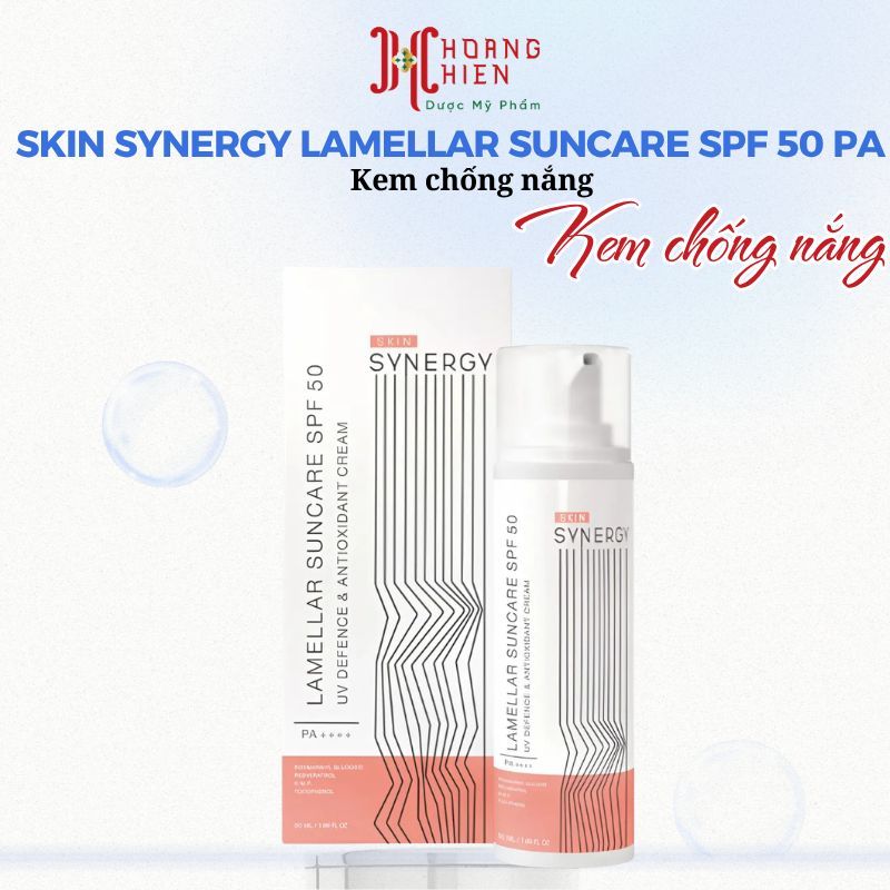 [Công ty] Kem Chống Nắng Skin Synergy Lamellar Suncare SPF 50 PA++++ 50ml