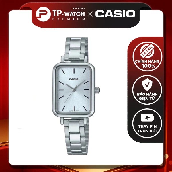 Đồng hồ nữ dây thép Casio LTP-V009D-2EUDF Chính hãng | LTP-V009D-2E