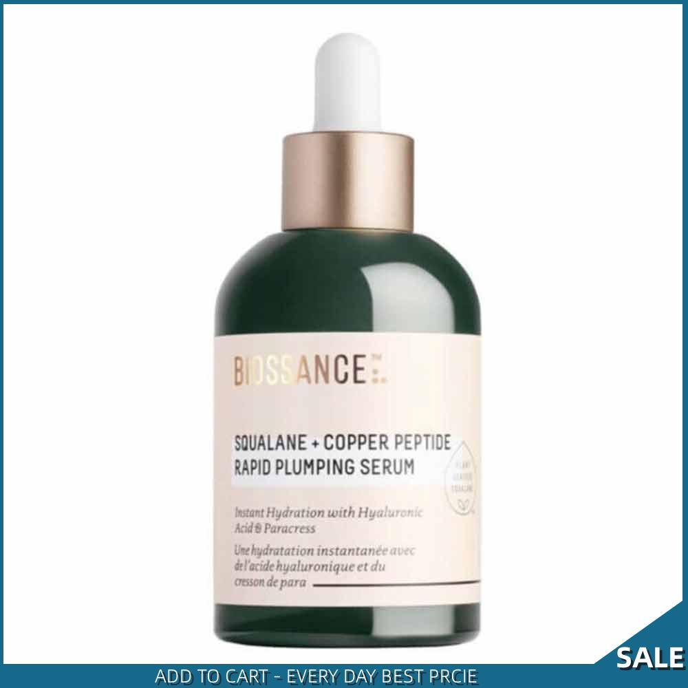 Biossance Squalane + Copper Peptide Rapid Plumping Serum 50ml SKincare dành cho Nam Nữ
