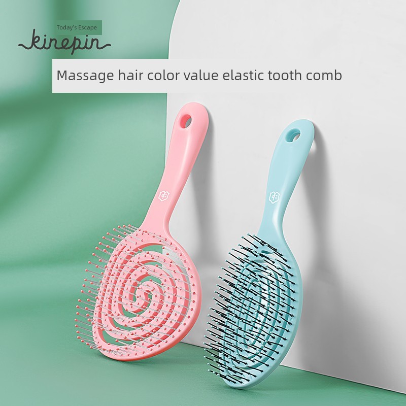 lược gỡ dối tóc lược gỡ dối Lược thun tóc mịn Yipin Hollow Lollipop ngày nay