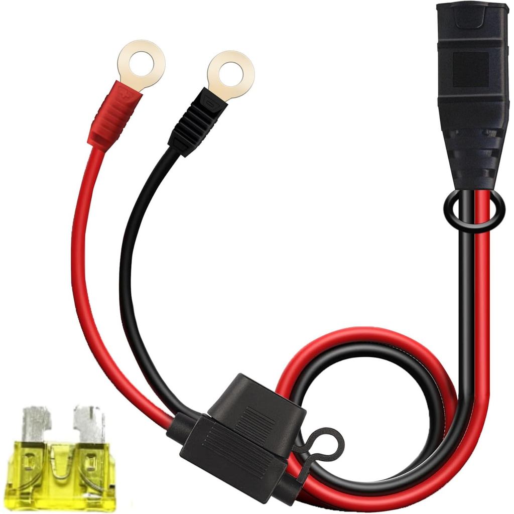 Cáp sạc 3FT 16AWG, Dây nịt Tương thích với NOCO GC008 X-Connect M10 (3 / 8in) XL Đầu nối đầu cuối Ph