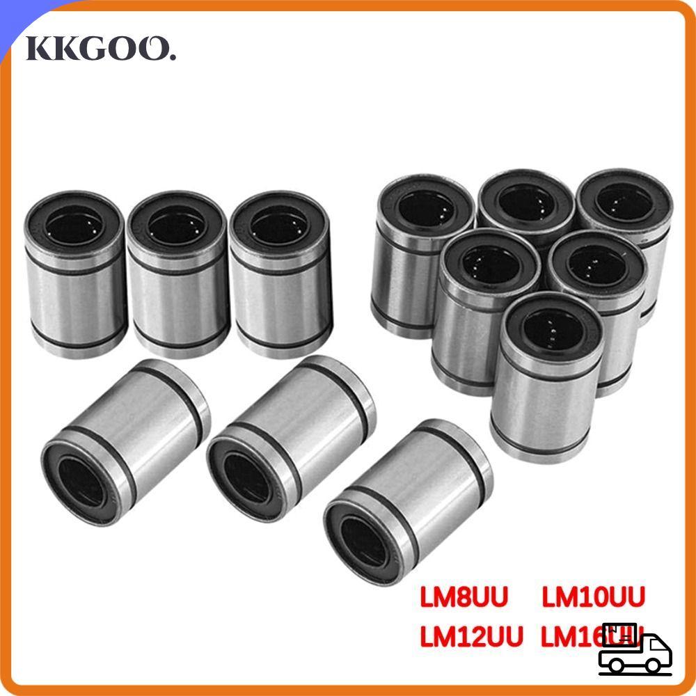 KKGOO Thép Bushing Thép Chrome mạ niken bền LM3U LM4UU LM5UU LM6UU