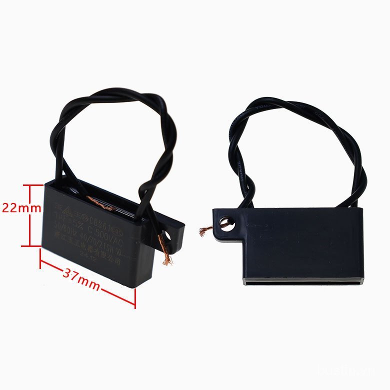 CBB61 1μF 500v Yuba Tích Hợp Quạt Thông Gió Trần Quạt Hút Động Cơ Khởi Động Tụ 1uf V4HX