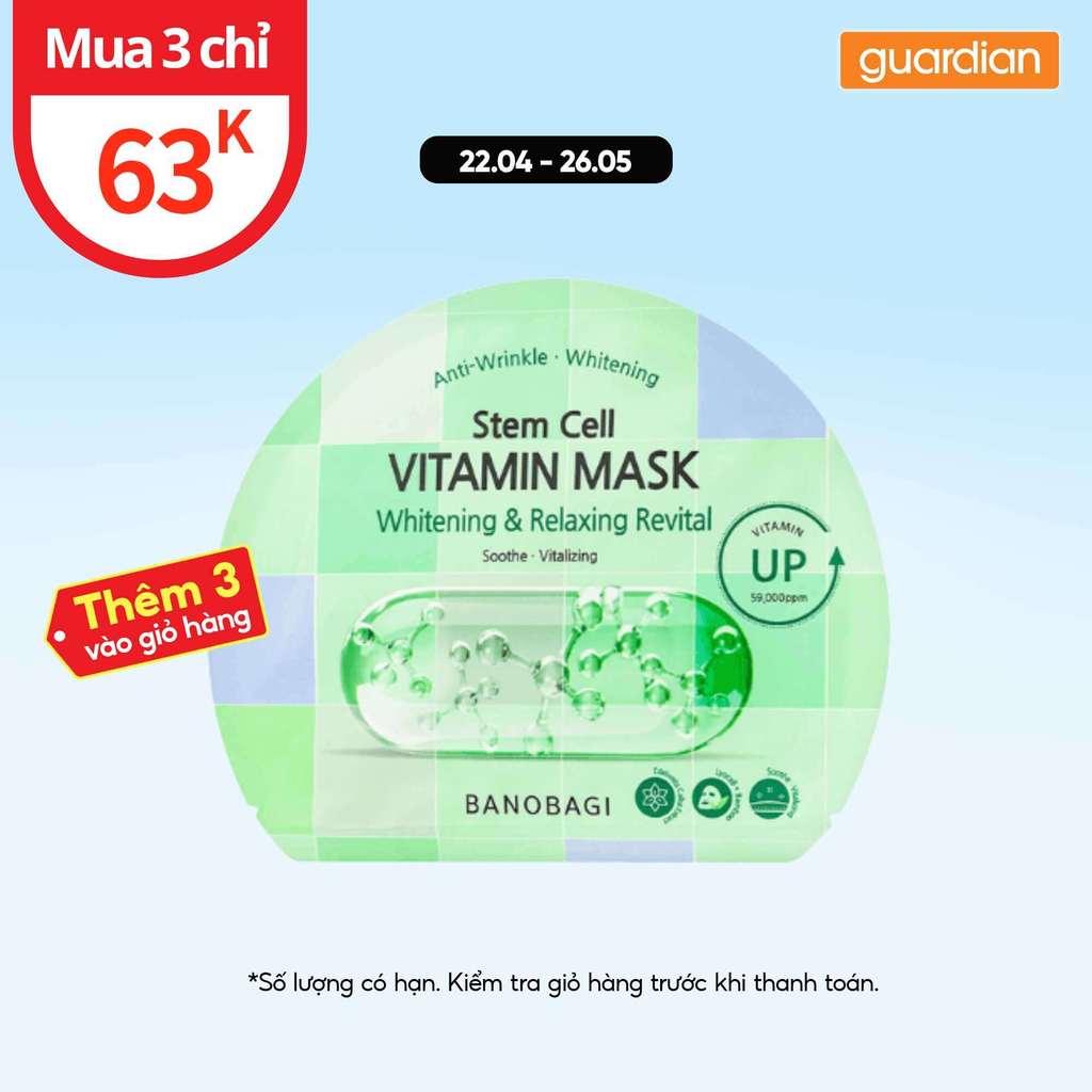 Mặt Nạ Giúp Dưỡng Sáng Và Giúp Phục Hồi Da Vita Genic Jelly Mask Whitening And Repair Banobagi 30Gr