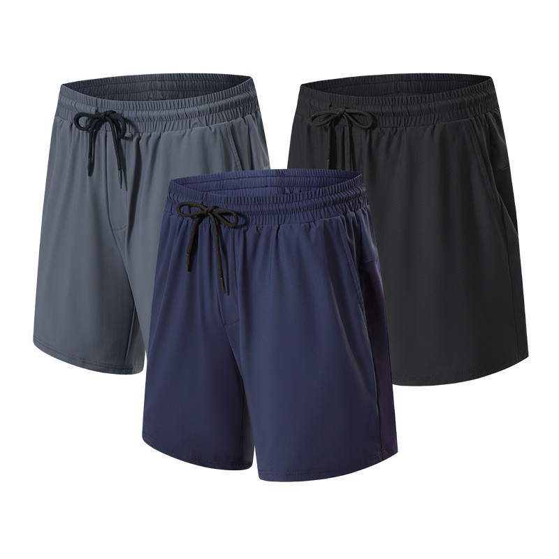 Men's Athletic Shorts Summer Workout Fifth Pants Basketball Shorts Nylon Running Shorts TvRO