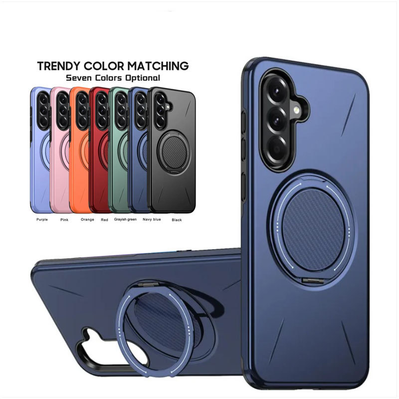 Nhẫn Từ Tính Giá Đỡ Dành Cho Samsung Galaxy A17 A37 A57 A07 Sạc Không Dây Chống Sốc Giáp Chân Đế Dàn