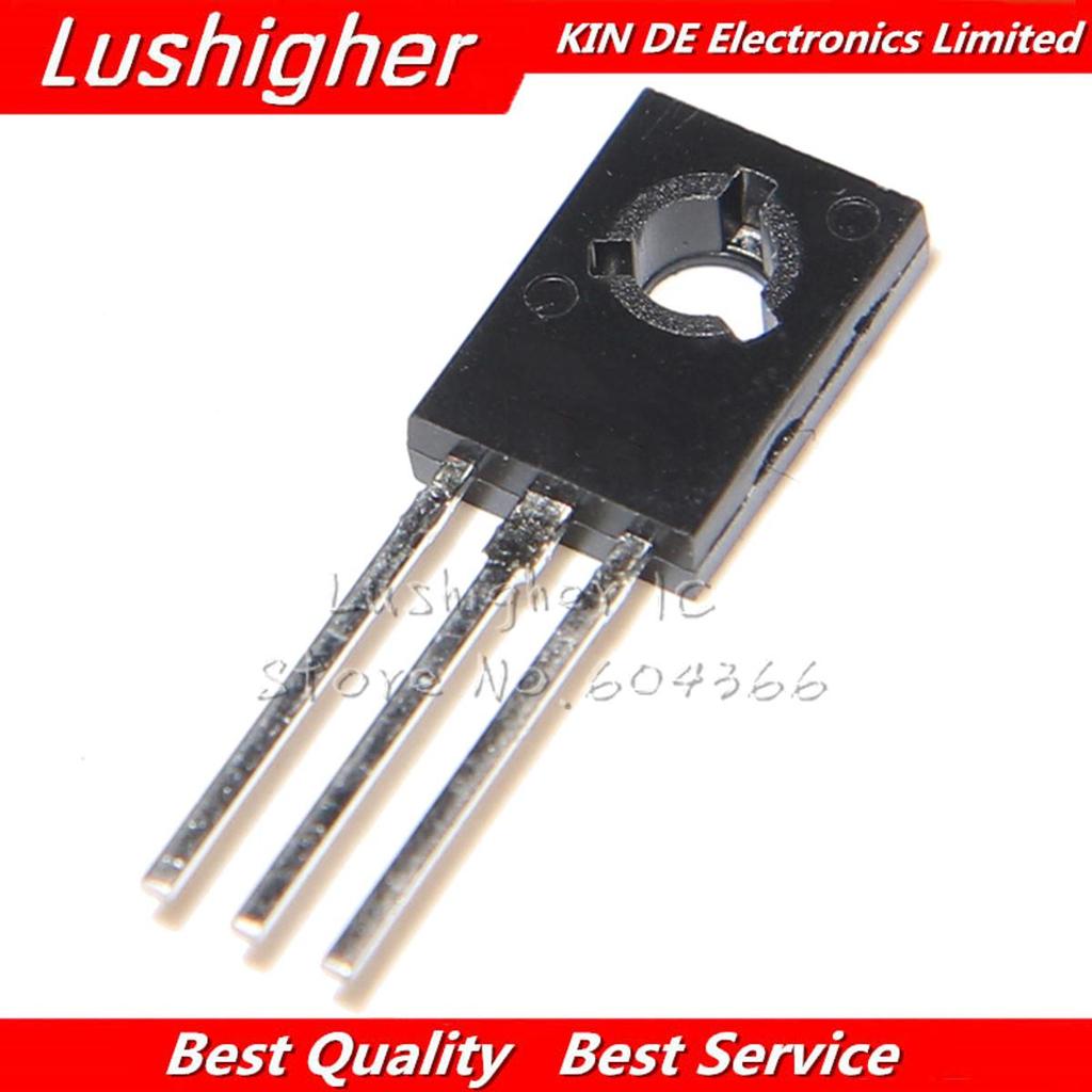 50 CÁI BD135 + BD136 Mỗi 25 CÁI TO-126 PNP NPN Transistor Triode Epitaxial
