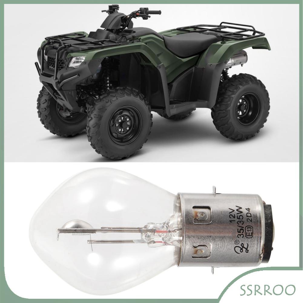 Ssrroo Bóng đèn pha ssrroo 12V 35W Tương thích với xe máy Gy6 ATV Xe máy và đèn thay thế sáng Go Kar