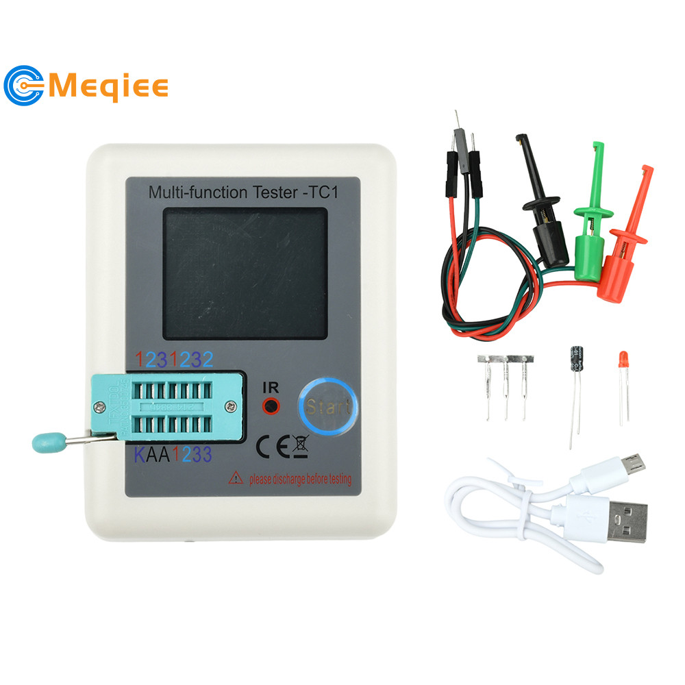 Máy kiểm tra Transistor đa chức năng màn hình đầy màu sắc LCR-TC1 1,8 Inch
