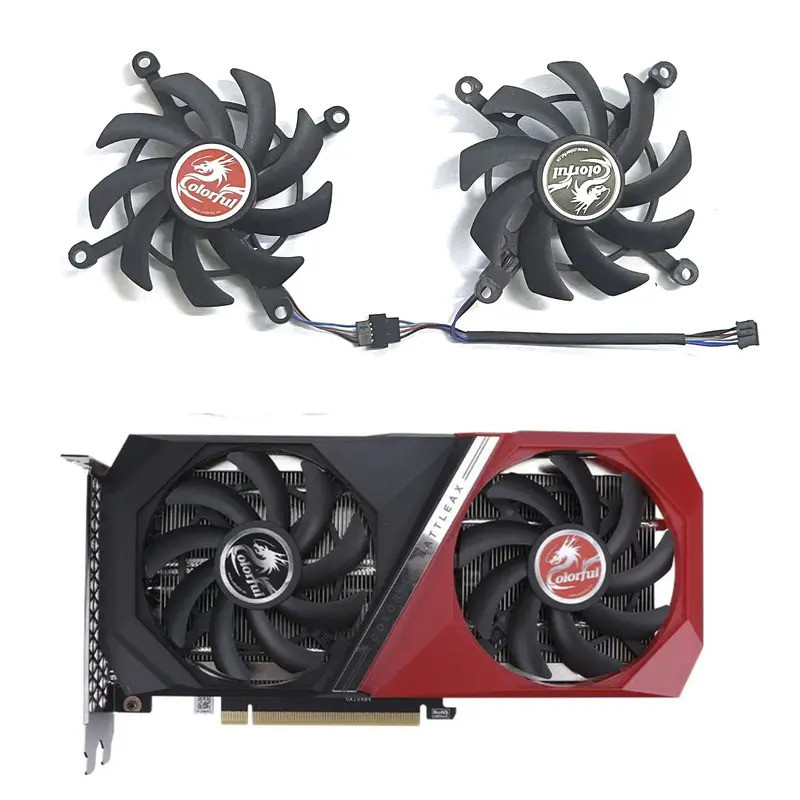 Dành cho card đồ họa GeForce RTX 3060 Ti RTX3060 NB DUO 12G V2 L-V 4PIN 85MM RTX 3060 3060 TI GPU qu
