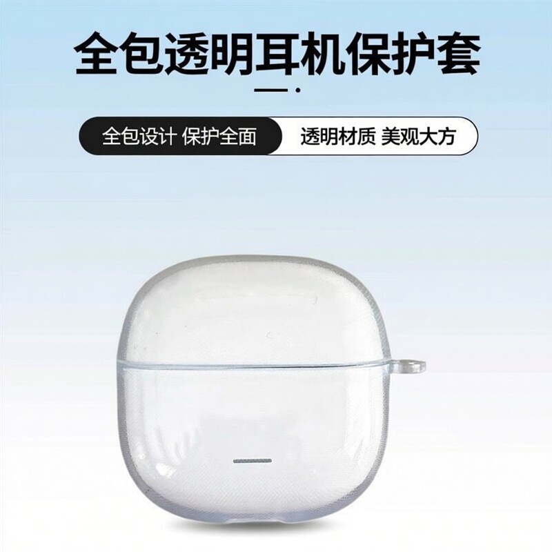[Thời trang] Ốp lưng cho Xiaomi Redmi Buds 8 Active / 8 Lite / 8Pro TPU trong suốt Vỏ mềm có dây đặc