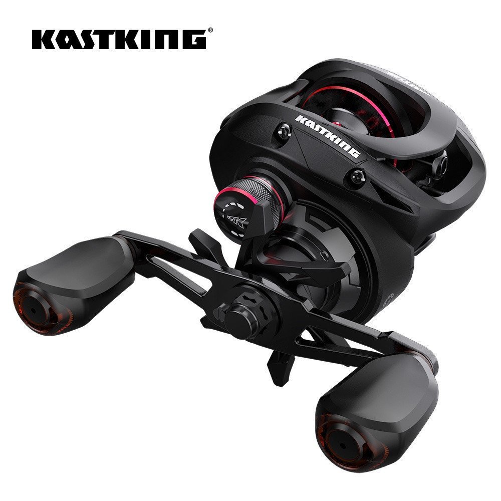 100% Sản phẩm chính hãng KastKing Brutus Baitcasting Reel Tay phải Tay trái 7.2: 1 210g Khung than c