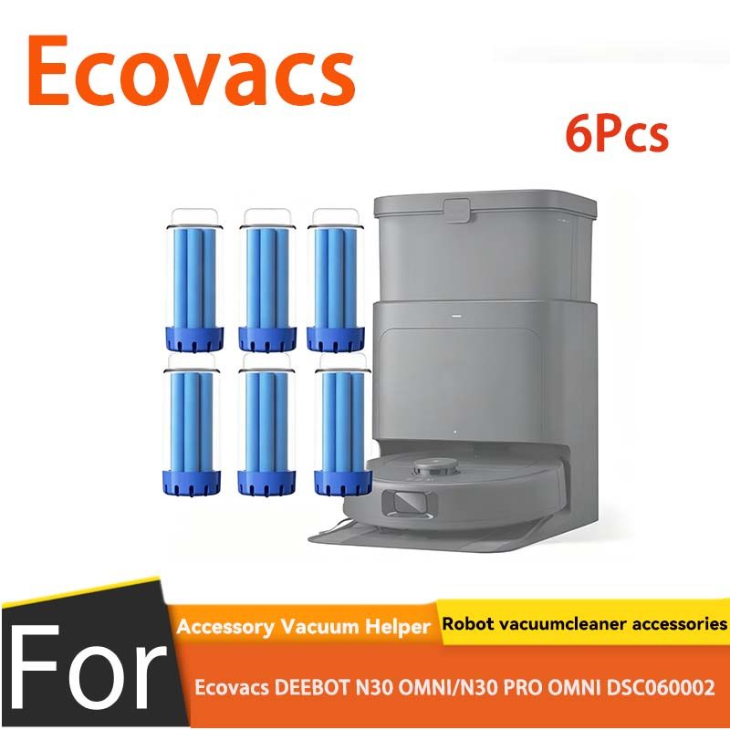 Dành cho Ecovacs DEEBOT N30 OMNI / N30 PRO OMNI DSC060002 Nước Giặt Xanh Chắc Chắn (6 CÁI)