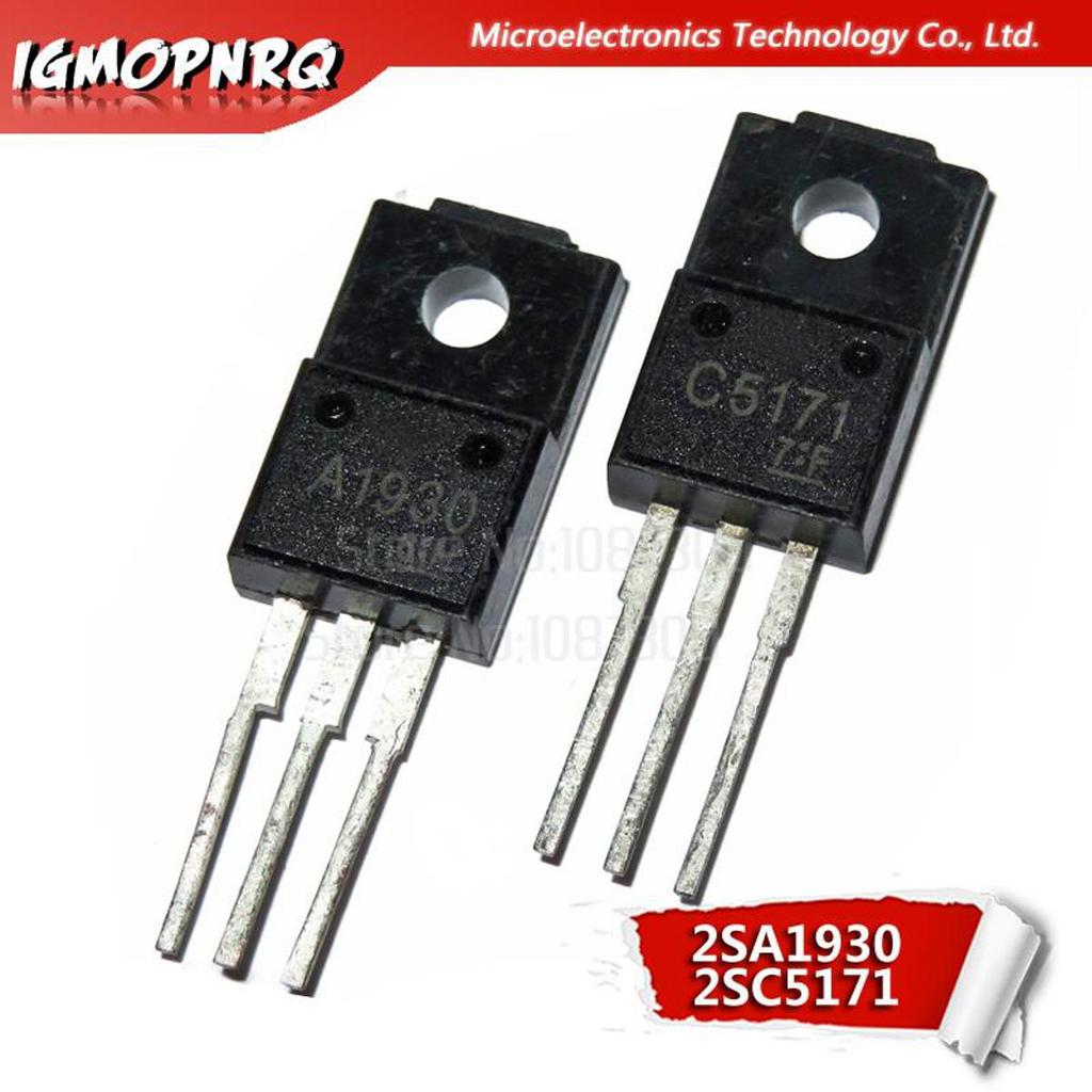 5 Cặp 10 Chiếc 2SC5171 2SA1930 C5171 A1930 Mỗi 5 Chiếc Âm Thanh Bị Sốt Ống 100% Mới Ban Đầu Đảm Bảo 