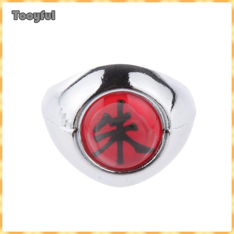 Anime Naruto Shippuden Hợp Kim Akatsuki Thành Viên Sasuke Itachi Cosplay Zhu Nhẫn