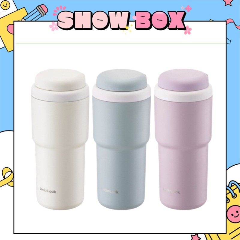 [LocknLock] Cốc cách nhiệt Macaron hàng ngày 480ml LHC3292 cốc bằng thép không gỉ