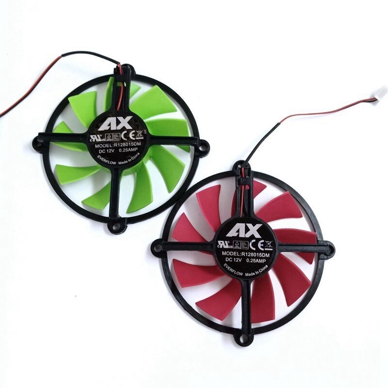 [Bộ tản nhiệt có sẵn] Quạt Card đồ họa Ming Xuan 6750 6570 Big Mac GT640 630 440 430 HD5550 8cm