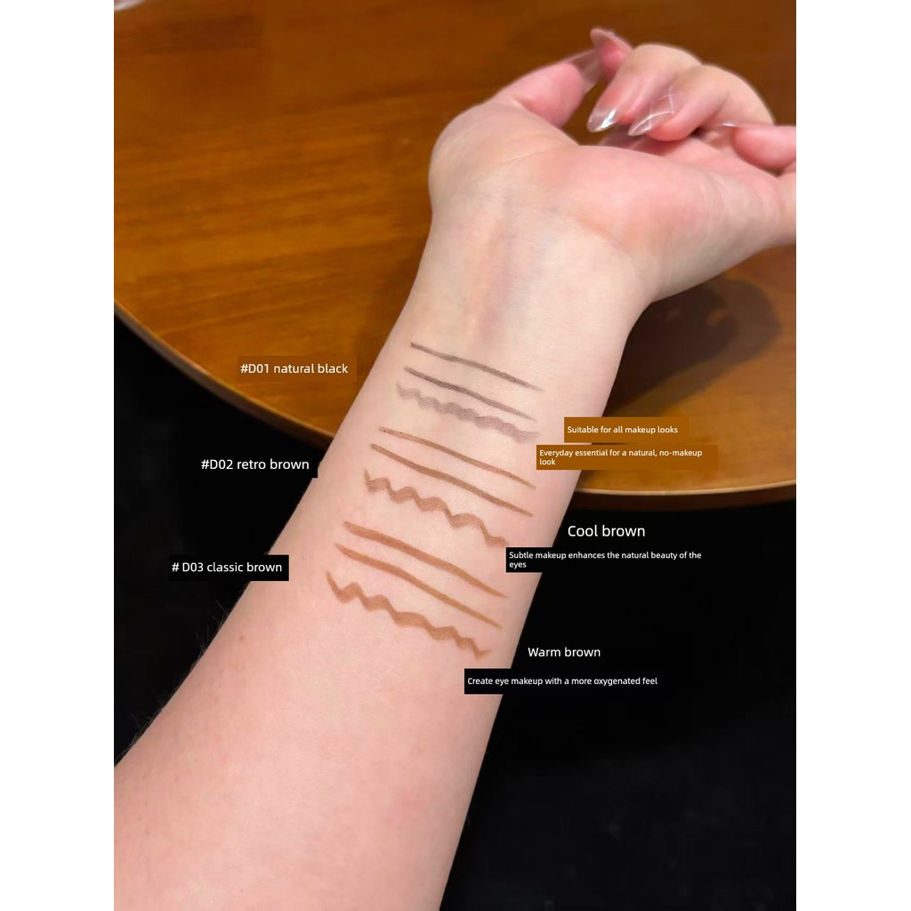 chì kẻ mắt eyeliner Bút Gel kẻ mắt dung tích lớn VEEECCI / VEECCI Bút Gel chống thấm nước Chống nhòe