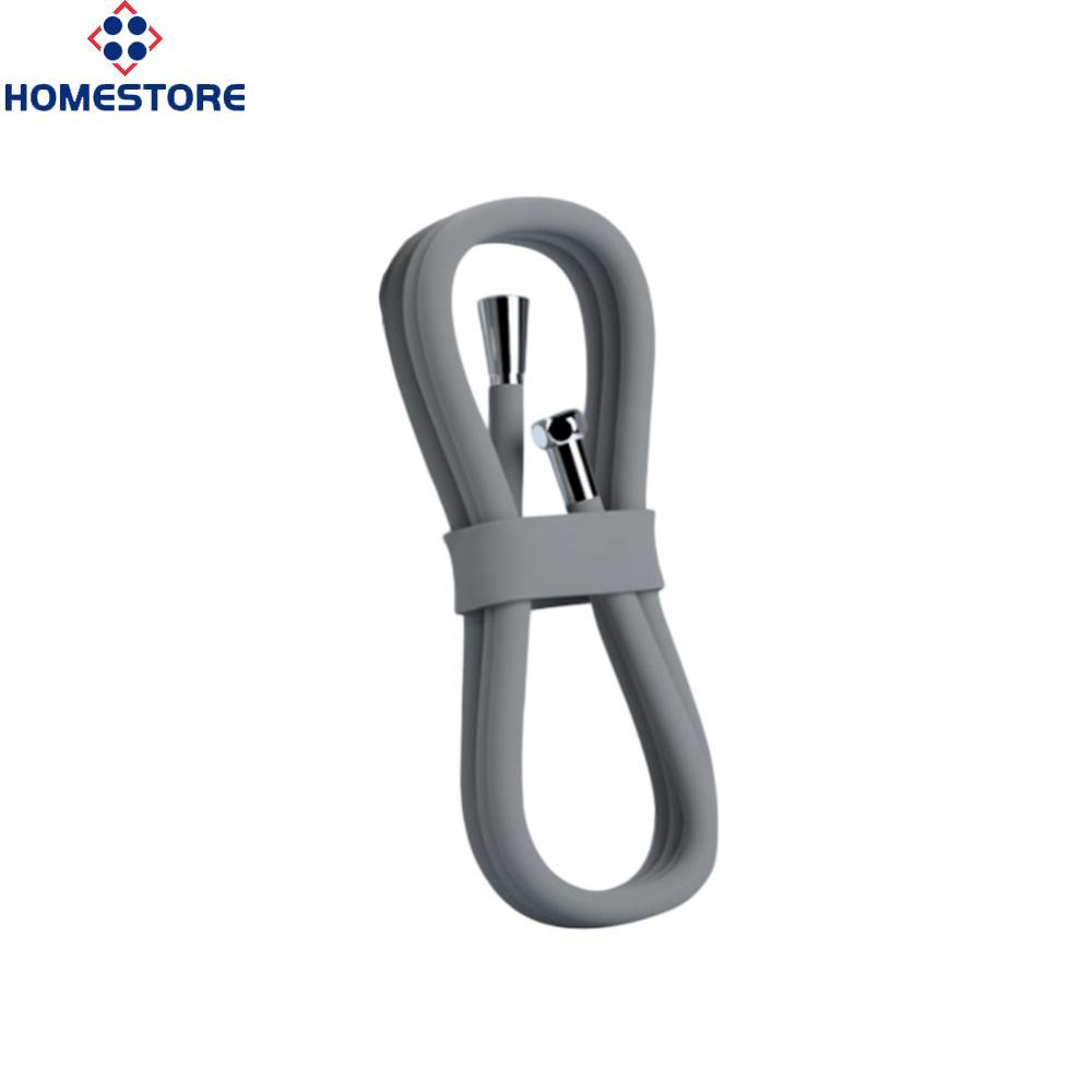 [Homestore]Soft Shower Hose Cold-temperature Pliable Knot-free Design Hexagonal Connectors