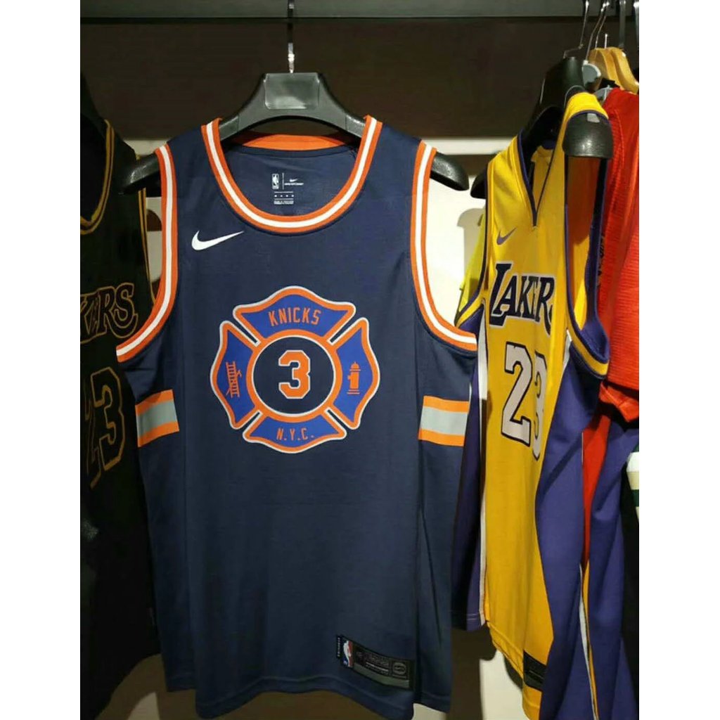 Mùa giải trò chơi 17-18 NBA Nicks No. 3 Little Tim Hardaway Jersey Hot Pressed Fan Phiên bản Áo bóng